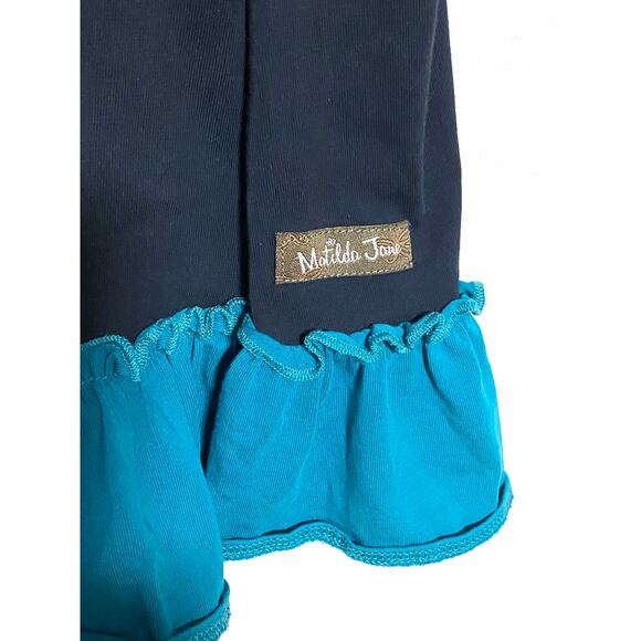 Matilda Jane Once Upon A Time Sense Of Wonder Dress Black Blue Bow Girls 8 - Picture 5 of 8